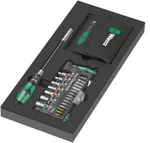 Wera 9750 Schuimrubberen inzetstuk met Kraftform Kompakt en Tool-Check PLUS Set 1, 57-delig - 05150150001