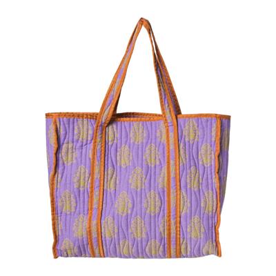 Tas Nice - paars - 46x44 cm