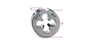 Beta Snijplaten, fijne spoed, metrische draad HSS 443 24X1 - 004430133