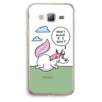 Unicorn: Samsung Galaxy J3 (2016) Transparant Hoesje