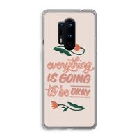 Optimistic flower girl: OnePlus 8 Pro Transparant Hoesje