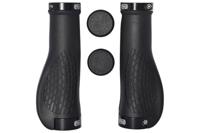 OXC Lock-On Ergonomic 130 mm Handvatten - Zwart OXC Lock-On Ergonomic 130 mm Handvatten - Zwart