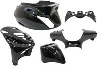 Plaatset 5-delig Edge voor Piaggio Zip-SP vanaf bouwjaar 2000 - zwart metallic