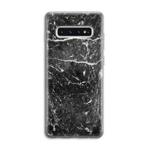 Zwart marmer: Samsung Galaxy S10 4G Transparant Hoesje