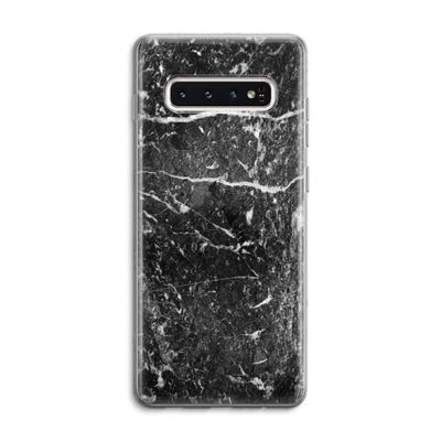 Zwart marmer: Samsung Galaxy S10 4G Transparant Hoesje