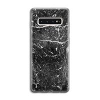 Zwart marmer: Samsung Galaxy S10 4G Transparant Hoesje