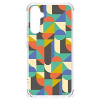 Samsung Galaxy A34 Doorzichtige Silicone Hoesje Funky Retro