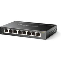 TP-LINK TL-SG108S Unmanaged L2 Gigabit Ethernet (10/100/1000) Zwart netwerk-switch - thumbnail