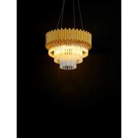 Lyora HanglampMagnolia goud met kristal Ø 50cm - 9824081