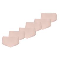 Puma Dames Mini Shorts Invisible Cotton 6-pack Light Pink