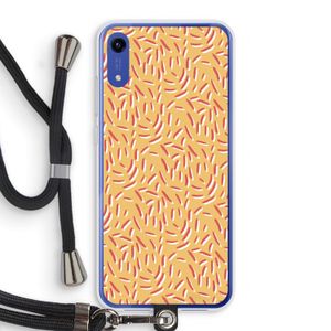 Camouflage: Honor Play 8A Transparant Hoesje met koord