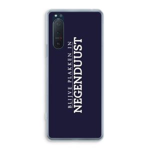 Blijve plakken in Negenduust: Sony Xperia 5 II Transparant Hoesje