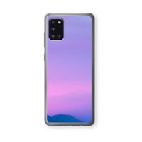 Sunset pastel: Samsung Galaxy A31 Transparant Hoesje