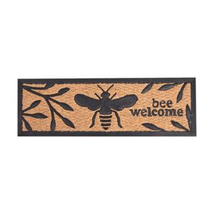 Esschert Design BEE006 deurmat Decoratieve deurmat Binnen/buiten Rechthoekig Zwart, Bruin