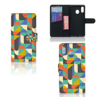 Samsung Galaxy M20 Telefoon Hoesje Funky Retro - thumbnail