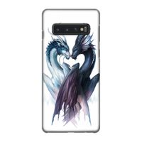 Yin Yang Dragons: Samsung Galaxy S10 4G Volledig Geprint Hoesje