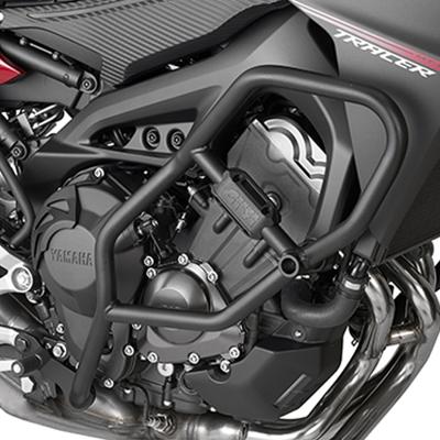 GIVI Valbeugel, Valbeugels voor de moto, TN2122 Zwart gepoedercoat staal onderzijde