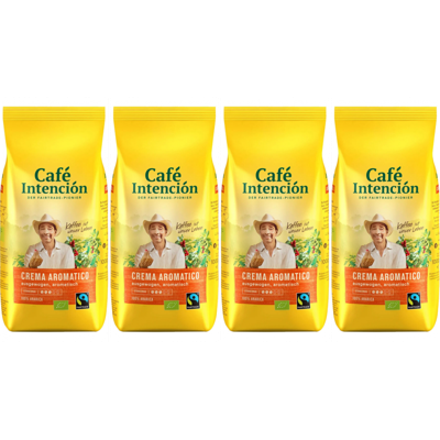 Café Intención Crema Aromatico - koffiebonen - 4 x 1 kilo