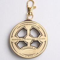 Mariners Astrolabe antiek goud - thumbnail