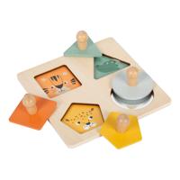Small Foot - houten vormen montessori puzzel fsc