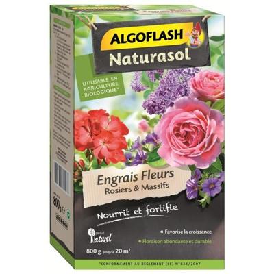 ALGOFLASH NATURASOL Meststof voor Rozen - 800 g - Bevordert groei en bloei