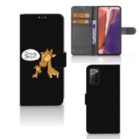 Samsung Galaxy Note 20 Leuk Hoesje Giraffe