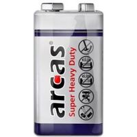 Arcas 107 00122 Wegwerpbatterij 9V Zink-carbon
