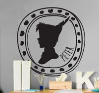 Sticker portret kind met naam