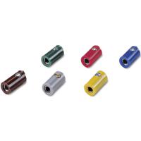 Modelspoor mof 2.6 mm 100 stuk(s) Zonder dwarsgat Rood - thumbnail