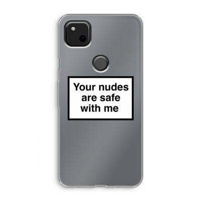 Safe with me: Google Pixel 4a Transparant Hoesje