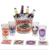 Harley-Davidson 1970s Throwback Psychedelic Party Emmer Set