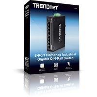 Trendnet TI-G80 netwerk-switch Unmanaged L2 Gigabit Ethernet (10/100/1000) Zwart - thumbnail