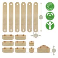 Rc Houten balansciuitset, 15dlg. Rc Houten balansciuitset, 15dlg.