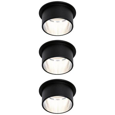 Paulmann 93383 LED-inbouwlamp 19.5 W Zwart, IJzer