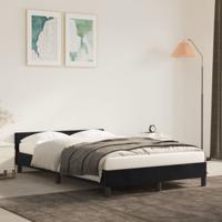 Bedframe zonder matras 120x190 cm fluweel zwart