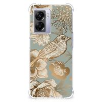 Case voor OPPO A77 5G | A57 5G Vintage Bird Flowers