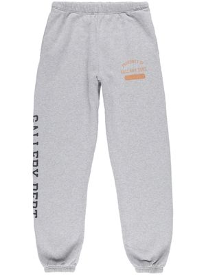 GALLERY DEPT. pantalon de jogging en coton à logo imprimé - Gris