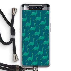 Diplodocus: Samsung Galaxy A80 Transparant Hoesje met koord