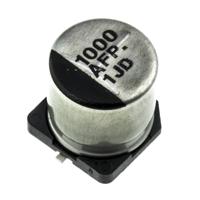 Panasonic Elektrolytische condensator SMD 1000 µF 10 V 20 % (Ø) 10 mm 1 stuk(s)