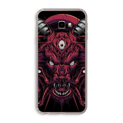 Hell Hound and Serpents: Samsung Galaxy J4 Plus Transparant Hoesje