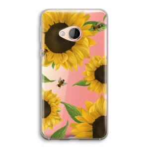 Sunflower and bees: HTC U Play Transparant Hoesje