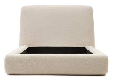 Kave Home Bed 'Martina' Bouclé 1-Persoons, 90 x 200cm
