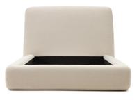 Kave Home Bed 'Martina' Bouclé 1-Persoons, 90 x 200cm