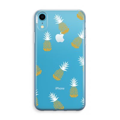 Ananasjes: iPhone XR Transparant Hoesje