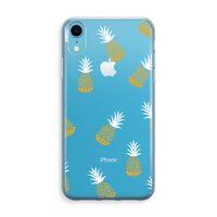 Ananasjes: iPhone XR Transparant Hoesje