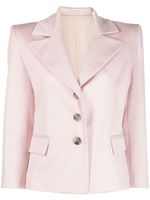 The Mannei blazer en coton Arda à simple boutonnage - Rose