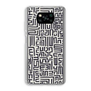 Moroccan Print: Xiaomi Poco X3 Pro Transparant Hoesje
