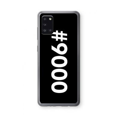 #9000: Samsung Galaxy A31 Transparant Hoesje