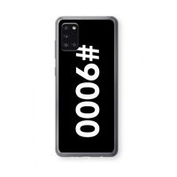 #9000: Samsung Galaxy A31 Transparant Hoesje