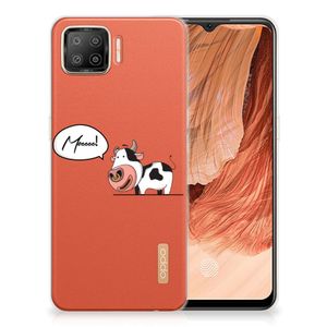 OPPO A73 4G Telefoonhoesje met Naam Cow